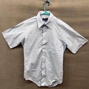 Capital Mercury Shirt Mens Large Short Sleeve Button Up Made in USA Workwear